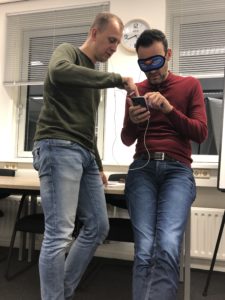 De challenge tijdens de workshop Accessibility testing: test de nieuwe 9292 app, als blind persoon